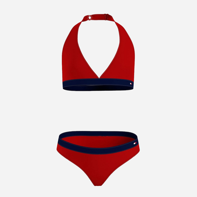 Strój kąpielowy dziecięcy dwuczęściowy Tommy Hilfiger UG0UG00446-DW5 158-164 cm Granatowy (8720113926944) - obraz 1