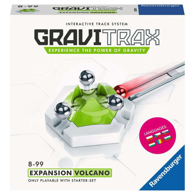 Zestaw do eksperymentów naukowych Ravensburger Gravitax Expansion Volcano (4005556261468) - obraz 1