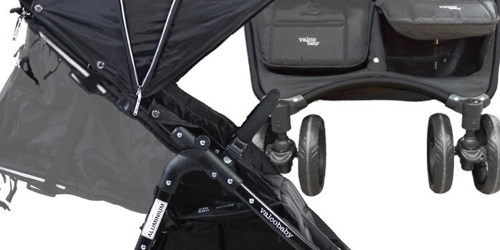 Прогулянковий візок для двійні Valco Baby Snap Duo Sport Tailor Made Charcoal, 9315517100817 - Фото 5 Прогулянковий візок для двійні Valco Baby Snap Duo Sport Tailor Made Charcoal, 9315517100817 - зображення 5