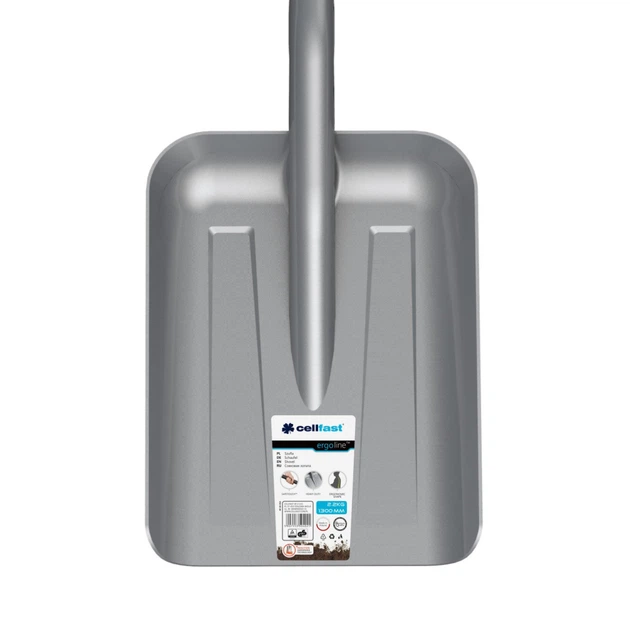 Лопата Cellfast Лопата совковая Cellfast ERGO, 130 см, 2.2 кг (40-010) - Фото 5 Лопата Cellfast Лопата совковая Cellfast ERGO, 130 см, 2.2 кг (40-010) - изображение 5