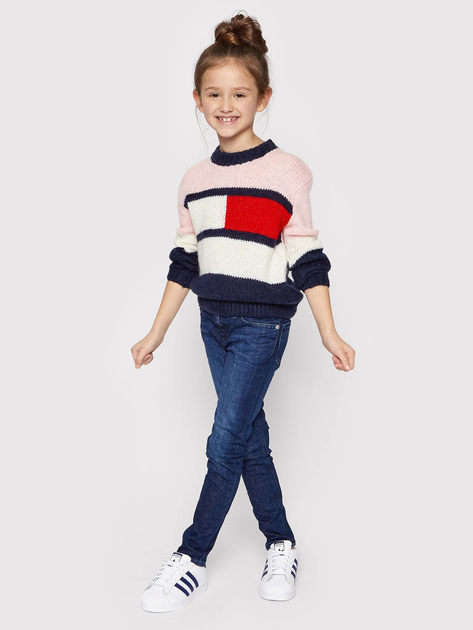 Sweter dziecięcy Tommy Hilfiger KG0KG05662-YBR 140 cm Biały (8720114554764) - obraz 2