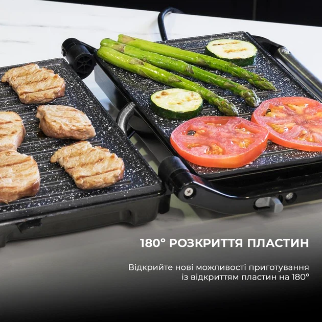 Гриль электрический CECOTEC Rock&Grill 750 Full Open - Фото 9 Гриль электрический CECOTEC Rock&Grill 750 Full Open - изображение 9
