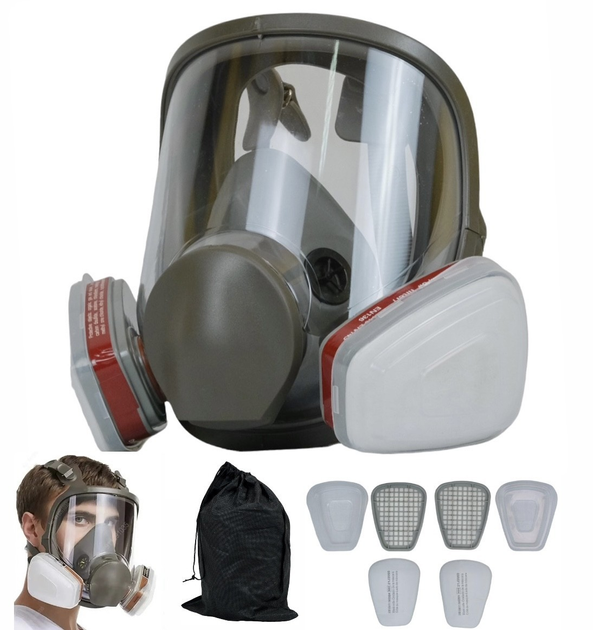 Защитная маска полнолицевая с респиратором ЗМ 6800 – фото, отзывы .