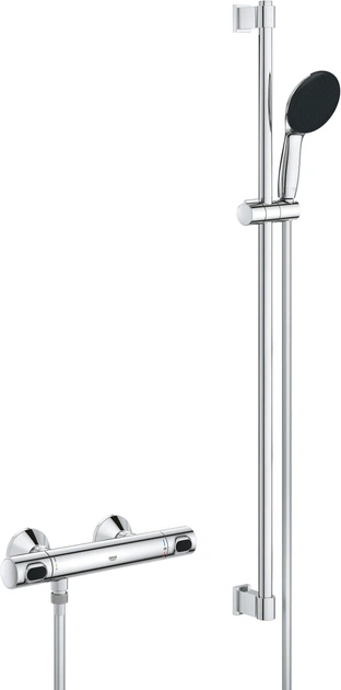 Смеситель для душа GROHE Quickfix Precision Flow 34805001 с душевым гарнитуром - Фото 1 Смеситель для душа GROHE Quickfix Precision Flow 34805001 с душевым гарнитуром - изображение 1
