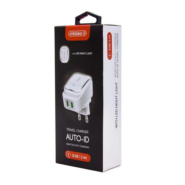 Сетевое зарядное устройство Intaleo TCL242 (2USB, 2.4A) White (1283126481130) - изображение 4