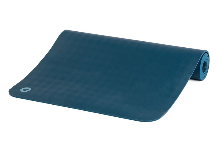 Коврик для йоги Bodhi Ecopro Diamond синий 185x60x0.6 см - изображение 6