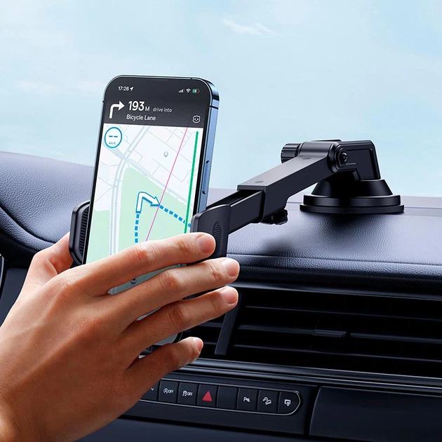 Автодержатель Baseus UltraControl Go Series Clamp-Type Phone Holder 5.4-7.2" (C40361600111-00) - Фото 8 Автодержатель Baseus UltraControl Go Series Clamp-Type Phone Holder 5.4-7.2" (C40361600111-00) - изображение 8