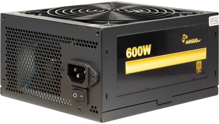 Блок живлення Inter-Tech Argus GPS-600 80+ Gold 600 W (88882181) - зображення 2