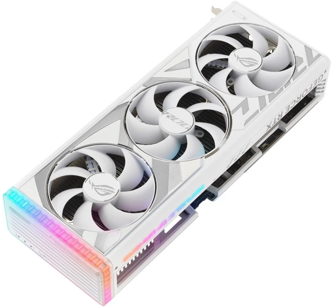 Відеокарта ASUS PCI-Ex GeForce RTX 4090 ROG Strix White Edition 24GB GDDR6X (384bit) (2550/21000) (2 x HDMI, 3 x DisplayPort) (90YV0ID3-M0NA00) - зображення 9