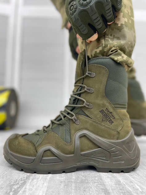 Тактичні черевики Scooter Tactical Boots Olive 44 - зображення 1