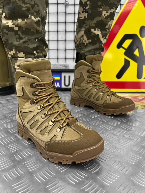 Тактические зимние ботинки на флисе Tactical Assault Boots Coyote 44 - изображение 2