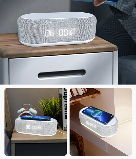 Настольные часы New smart с беспроводной зарядкой 4 в 1 с подсветкой светодиодной LED будильником и термометром (YZ-6) – фото, отзывы, характеристики в интернет-магазине ROZETKA от продавца: ATHAND | Купить в Украине: Настольные часы New smart с беспроводной зарядкой 4 в 1 с подсветкой светодиодной LED будильником и термометром (YZ-6) – фото, отзывы, характеристики в интернет-магазине ROZETKA от продавца: ATHAND | Купить в Украине:
