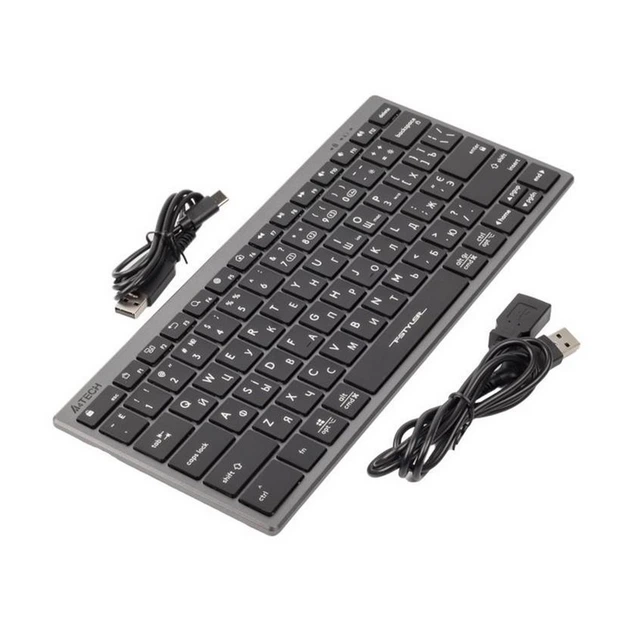 Клавиатура A4Tech Fstyler FBX51C Grey - изображение 2