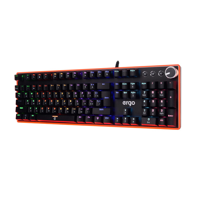 Клавиатура Ergo KB-955, RGB, Blue Switch, черный - изображение 7
