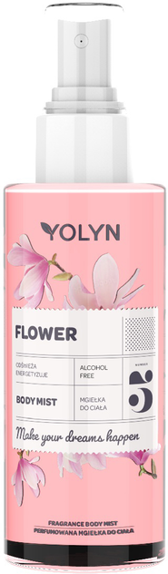 Mgiełka do ciała Yolyn kwiaty 200 ml (5901785008494) - obraz 1