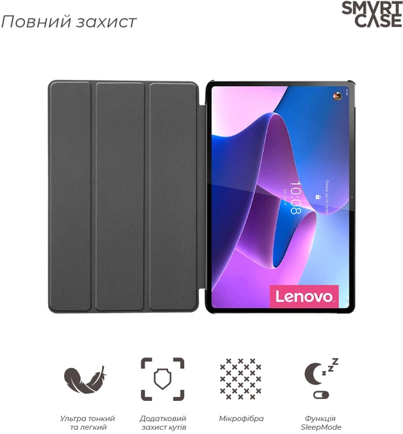 Чехол для планшета ArmorStandart Smart Case для Lenovo Tab P12 Pro Black (ARM61451) - изображение 3
