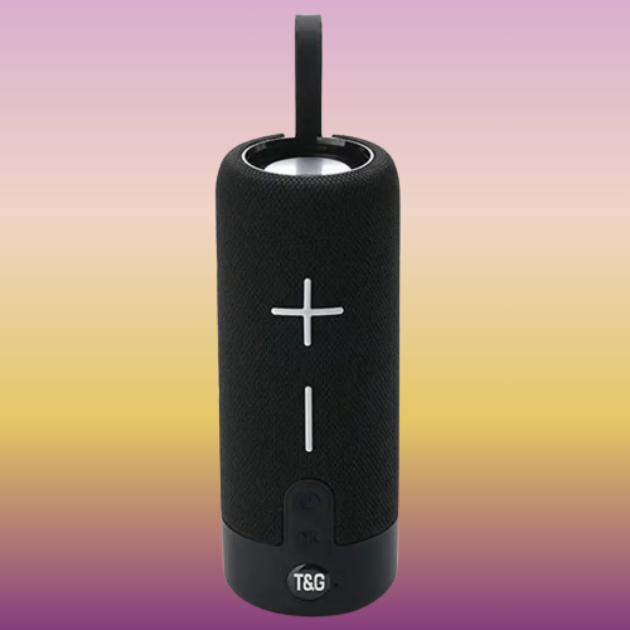 Портативная Bluetooth колонка TG619C FM-радио USB/TF с ремешком Black - Фото 1 Портативная Bluetooth колонка TG619C FM-радио USB/TF с ремешком Black - изображение 1