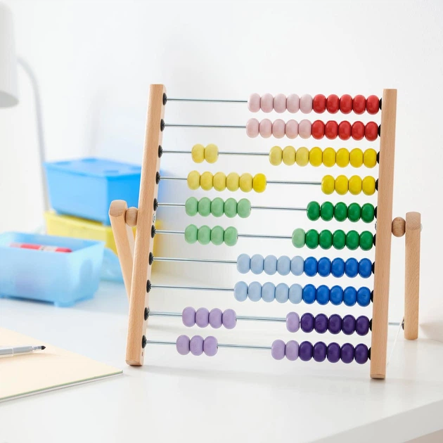 Счеты IKEA UNDERHÅLLA, разноцветный, 605.066.76 - изображение 4