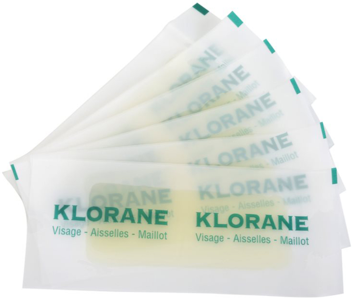 Воскові смужки Klorane Hair Removal Cold Wax Strips Face 6 шт (3282779029292) - зображення 3