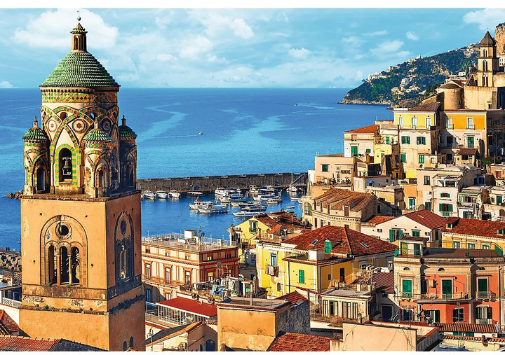 Puzzle Trefl Amalfi Italy 85 x 58 cm 1500 elementów (5900511262018) - obraz 2