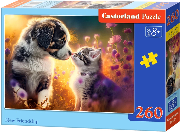 Puzzle Castor New Friendship 32 x 23 cm 260 elementów (5904438027583) - obraz 1