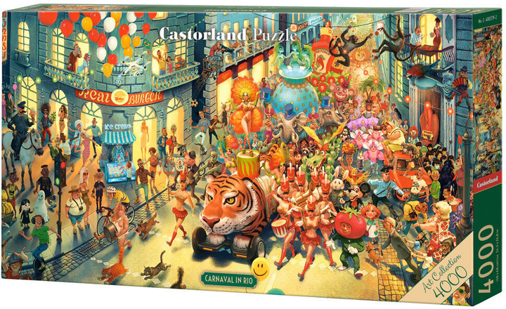 Puzzle Castor Carnaval In Rio 138 x 68 cm 4000 elementów (5904438400379) - obraz 1