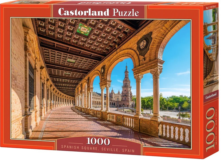 Пазл Castor Spanish Square Seville Spain 47 x 68 см 1000 деталей (5904438105106) - зображення 1