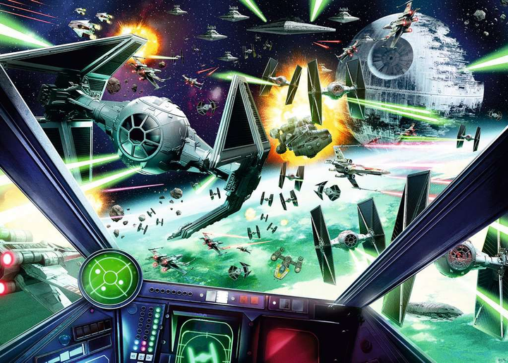 Puzzle Ravensburger Star Wars X-Wing Cockpit 70 x 50 cm 1000 elementow (4005556169191) - obraz 2