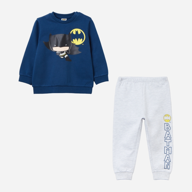 Піжама дитяча (світшот + штани) OVS 1895520 80 см Блакитна (8052147291683) - зображення 1