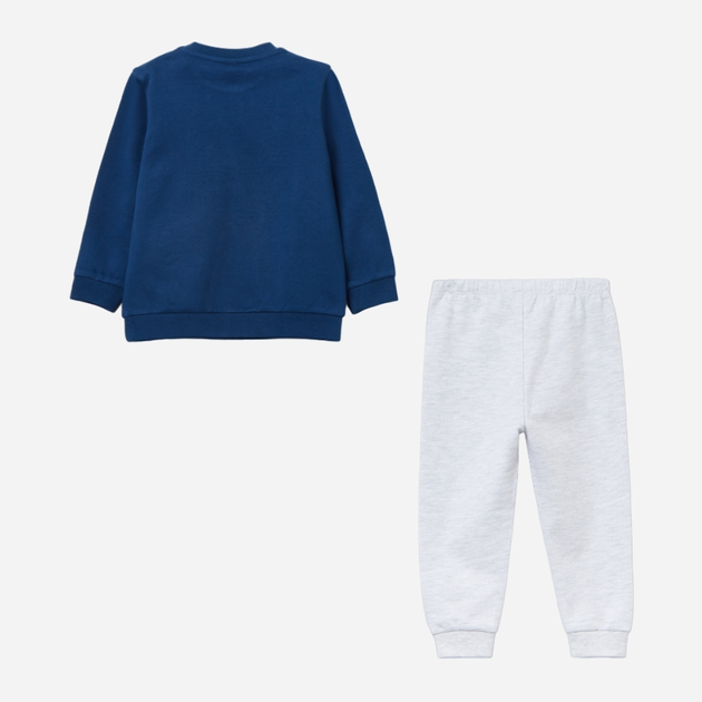 Піжама дитяча (світшот + штани) OVS 1895520 80 см Блакитна (8052147291683) - зображення 2