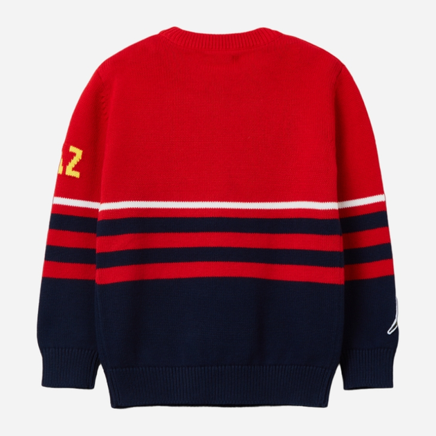 Sweter chłopięcy OVS 1821328 134 cm Czerwony (8056781576038) - obraz 2
