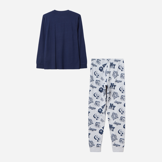 Піжама дитяча (світшот + штани) OVS 1844050 164 см Блакитна (8056781816417) - зображення 2