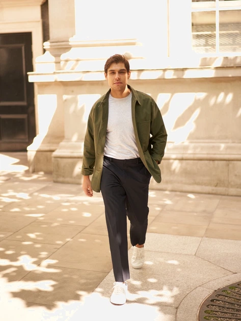 Куртка демисезонная мужская Uniqlo 159847684 XXL Зеленая (1159795701) - изображение 6