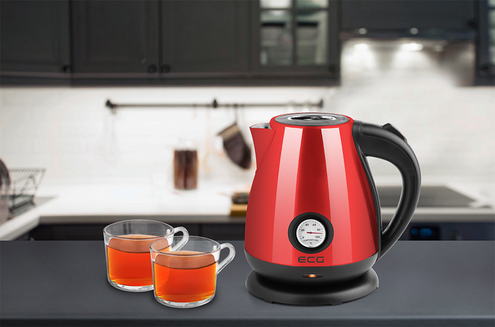 Электрочайник ECG RK 1705 Metallico Rosso - изображение 12