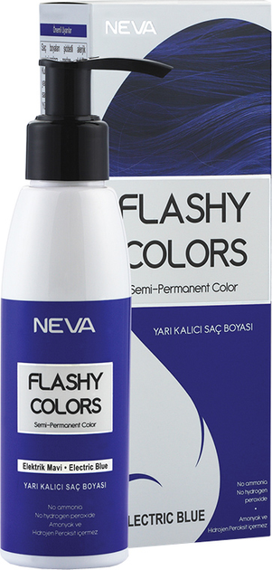 Тонирующая маска для волос Neva Flashy Colours Электрический синий 100 ...
