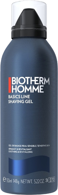 Żel do golenia Biotherm Homme Basics Line Shaving Gel odświeżający 150 ml (3367729017236) - obraz 1