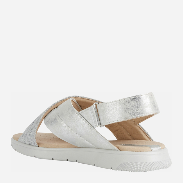 Sandały damskie Geox D25NNA0NF6P 37 Jasnoszare (8050036472847) - obraz 3