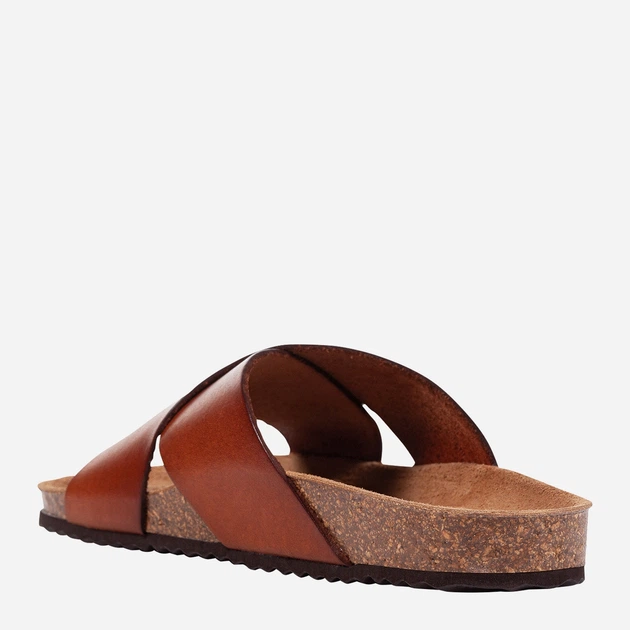 Klapki damskie skórzane Geox D25LSD00043 38 Brązowe (8050036472137) - obraz 3