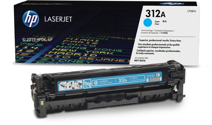 Картридж HP 312A LJ Pro M476dn/M476dw/M476nw Cyan (CF381A) - зображення 3