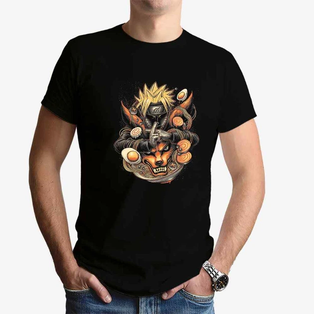 Футболка чоловіча JHK "NARUTO" 4XL Чорний (MD-25-755-30-14) - Фото 1 Футболка чоловіча JHK "NARUTO" 4XL Чорний (MD-25-755-30-14) - изображение 1
