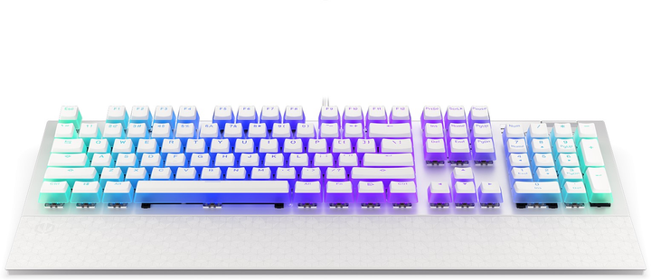 Klawiatura przewodowa Endorfy Omnis Pudding Kailh Blue USB Onyx White (EY5A034) - obraz 4