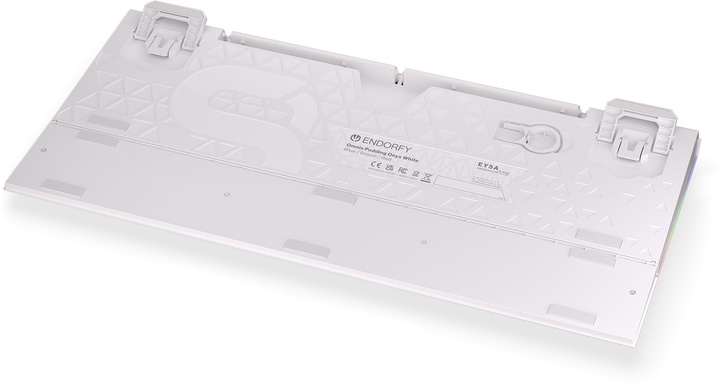 Клавіатура дротова Endorfy Omnis Pudding Kailh Brown USB Onyx White (EY5A035) - зображення 14