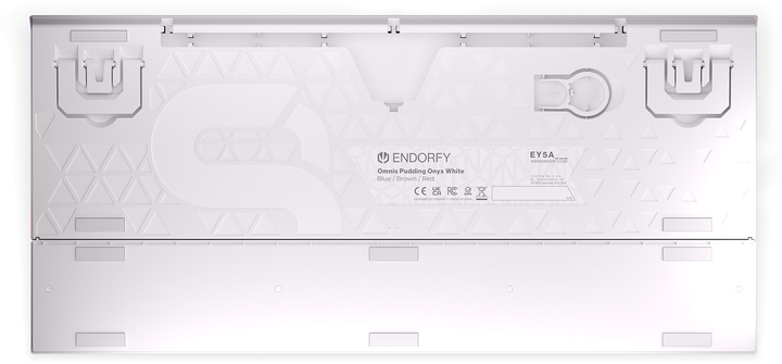 Klawiatura przewodowa Endorfy Omnis Pudding Kailh Red USB Onyx White (EY5A036) - obraz 12