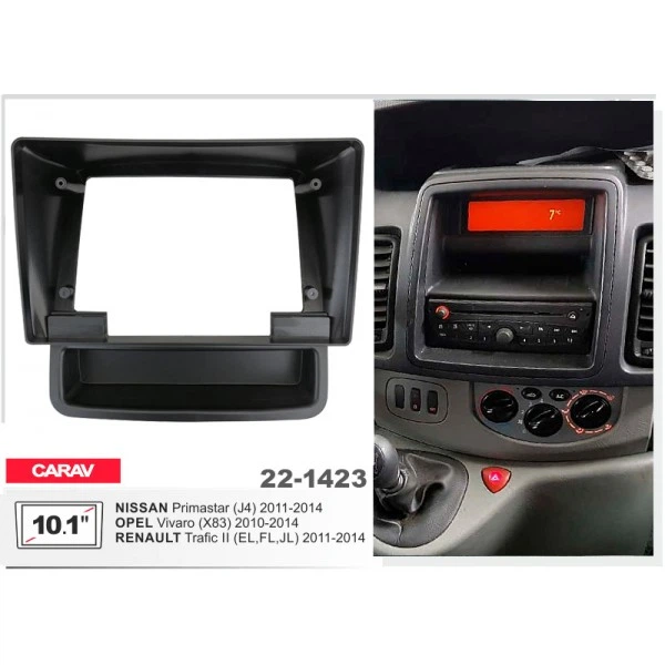 Переходная рамка Renault Trafic, Opel Vivaro, Nissan Primastar Carav 22-1423 - изображение 5