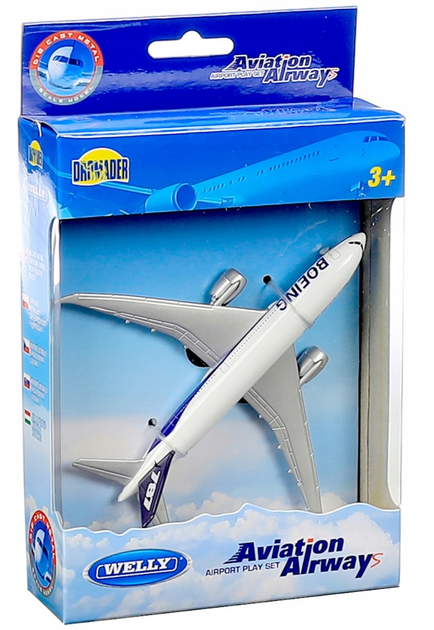 Samolot Welly Boeing 787 (6900360029212) - obraz 1