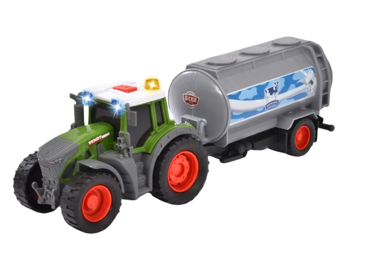 Traktor Dickie Toys Farm Fendt Milk Machine (4006333082351) - obraz 1