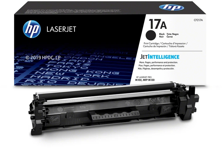 Тонер картридж HP 17A LJ Pro M102/ M130 Black (CF217A) - Фото 2 Тонер картридж HP 17A LJ Pro M102/ M130 Black (CF217A) - зображення 2