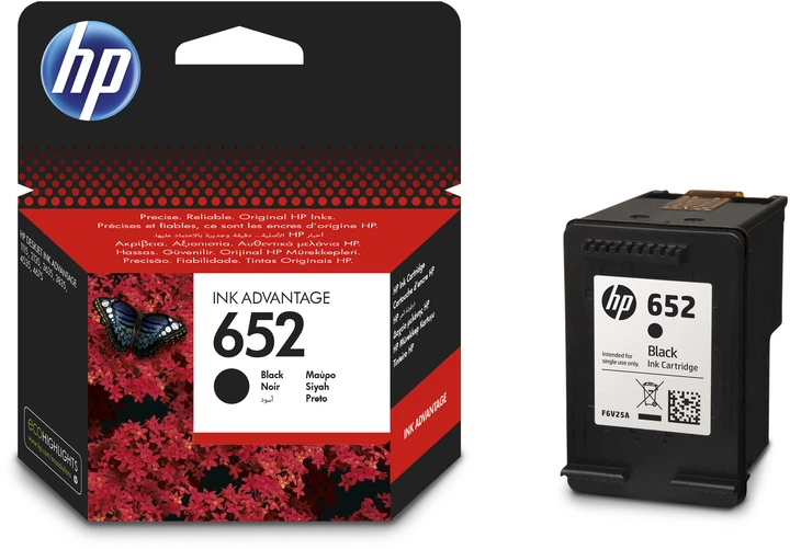 Картридж HP No.652 DJ Ink Advantage 1115/2135/3635/3835 Black (F6V25AE) - зображення 2