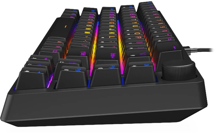 Клавіатура Krux Atax 65% Pro RGB Outemu Red (KRX0126) - зображення 9