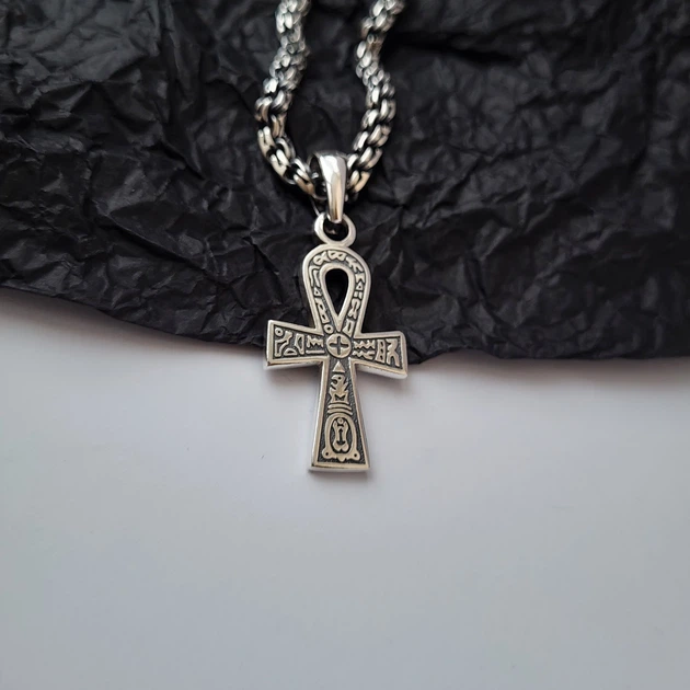 Серебряная подвеска оберег амулет Анкх черненное серебро 925(АРТ.89050ч) 6.10г - Фото 7 Серебряная подвеска оберег амулет Анкх черненное серебро 925(АРТ.89050ч) 6.10г - изображение 7